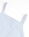 U.S. Polo Assn. Kids Girls Vertical Striped A-Line Dress