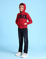 U.S. Polo Assn. Kids Boys Brand Printed Hooded Sweatshirt