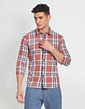 Flying Machine Tartan Check Twill Shirt