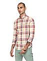 U.S. Polo Assn. Denim Co. Spread Collar Check Casual Shirt