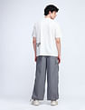 Flying Machine Cobain Loose Fit Solid Cargos