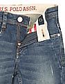 U.S. Polo Assn. Kids Lightly Distressed Slim Fit Jeans