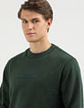 Calvin Klein Jeans Embroidered Logo Crew Neck Sweatshirt