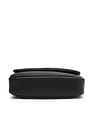 Tommy Hilfiger Solid Black Pu Sling Bag