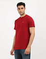 Tommy Hilfiger Slim Fit Solid Cotton T-Shirt