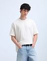 Flying Machine Textured Printed Cotton T-Shirt