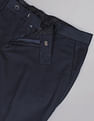 AD by Arvind Tailored Regular Fit Solid Twill Three Piece Suit