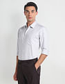 Arrow Pure Cotton Geometric Shirt