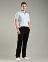Tommy Hilfiger Solid Regular-Fit Cotton Polo T-Shirt