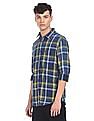 U.S. Polo Assn. Denim Co. Spread Collar Checked Casual Shirt