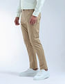 Flying Machine Slash Slim Tapered Fit Mid Rise Trouser