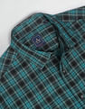 Arrow Sports Dupplin Check Manhattan Slim Fit Shirt