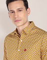 U.S. Polo Assn. Geometric Print Premium Cotton Casual Shirt