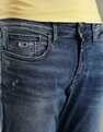 Tommy Hilfiger Mid-Wash Slim-Fit Low Rise Jeans
