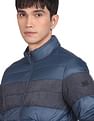 Flying Machine High Neck Two Tone Padded Jacket