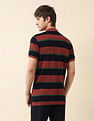 U.S. Polo Assn. Horizontal Striped Gold Cup Polo Shirt