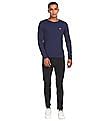 Flying Machine Round Neck Long Sleeve T-Shirt