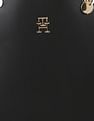 Tommy Hilfiger Solid Chic Satchel Bag
