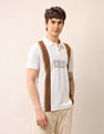 U.S. Polo Assn. Denim Co. Colourblocked Pure Cotton Polo Shirt