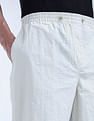 Flying Machine Mid Rise Cobain Loose Fit Parachute Trousers