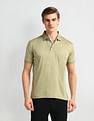 Arrow Solid Cotton Polo Shirt
