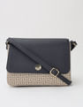 Tommy Hilfiger Logo Beige Pvc Sling Bag