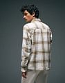 Flying Machine Tartan Checked Pure Cotton Shirt