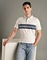 Tommy Hilfiger Striped Regular-Fit Cotton Polo T-Shirt