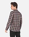 Flying Machine Check Cotton Casual Shirt