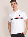 U.S. Polo Assn. Signature Stripe Cotton Polo Shirt