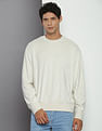 Calvin Klein Crew Neck Towelling Sweatshirt