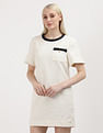 Tommy Hilfiger Tweed Co-Mix Short Shift Dress