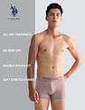 U.S. Polo Assn. Mid Rise Solid OET15 Trunks - Pack Of 3