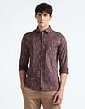 Flying Machine Twill Cotton Shirt