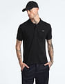 Flying Machine Solid Cotton Polo Shirt