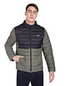 Flying Machine Colour Block Quilted Jacket