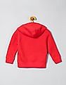 GAP Toddler Boy Red Appliqued Hooded Sweatshirt
