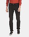 Calvin Klein Men Black Slim Fit Rinsed Cotton Stretch Jeans