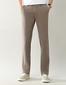 Arrow Newyork Mid Rise Knitted Autoflex Trousers