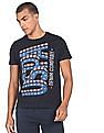 U.S. Polo Assn. Denim Co. Ribbed Neck Brand Print T-Shirt