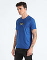 Flying Machine Silicone Print Crew Neck T-Shirt
