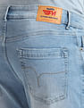 Flying Machine Stone Wash Slash Slim Tapered Fit Jeans