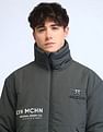 Flying Machine Relaxed Fit Printed Padded Jacket