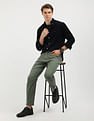 Tommy Hilfiger Solid Corduroy Regular Fit  Shirt
