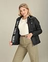 U.S. Polo Assn. Women High Neck Puffer Jacket