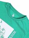 U.S. Polo Assn. Kids Boys Graphic Printed Regular Fit T-Shirt