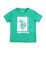 U.S. Polo Assn. Kids Boys Graphic Printed Regular Fit T-Shirt