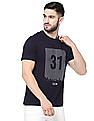 AD by Arvind Crew Neck Graphic Print T-Shirt