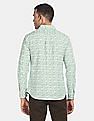 U.S. Polo Assn. Spread Collar Cotton Printed Casual Shirt