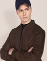 U.S. Polo Assn. Panelled Solid Bomber Jacket